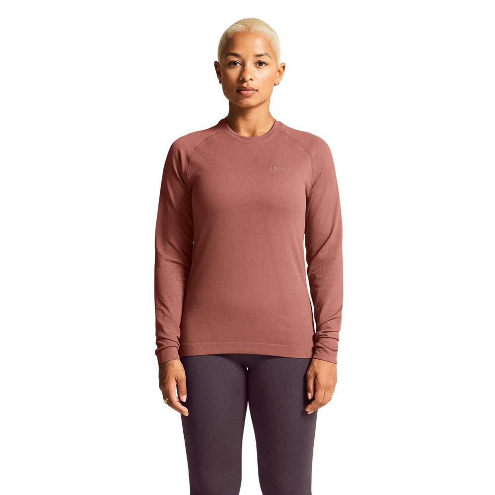 Craft Mens W Active Comfort Ls 2 Tops in Pink Color