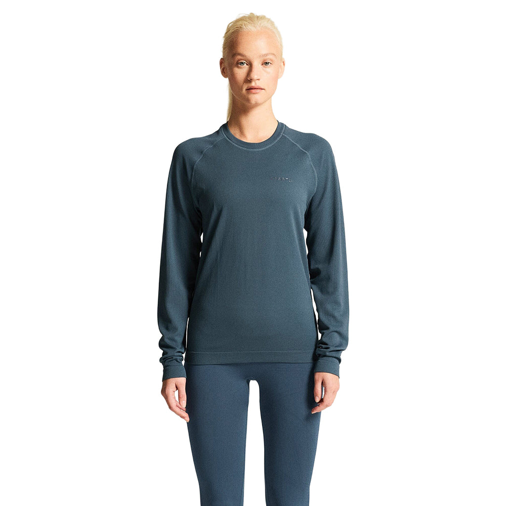 Craft Mens W Active Comfort Ls 2 Tops in Blue Color