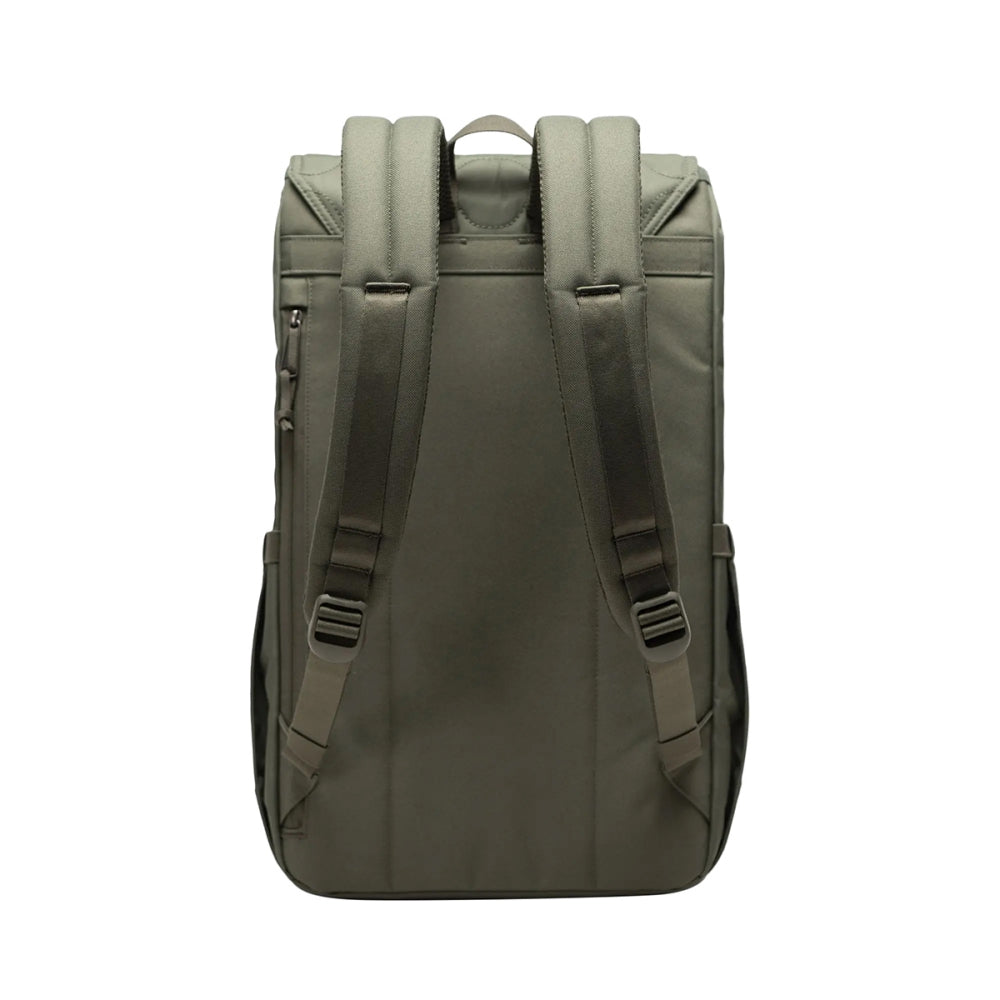 Herschel Retreat Quilted Capsule Bags in Green Color