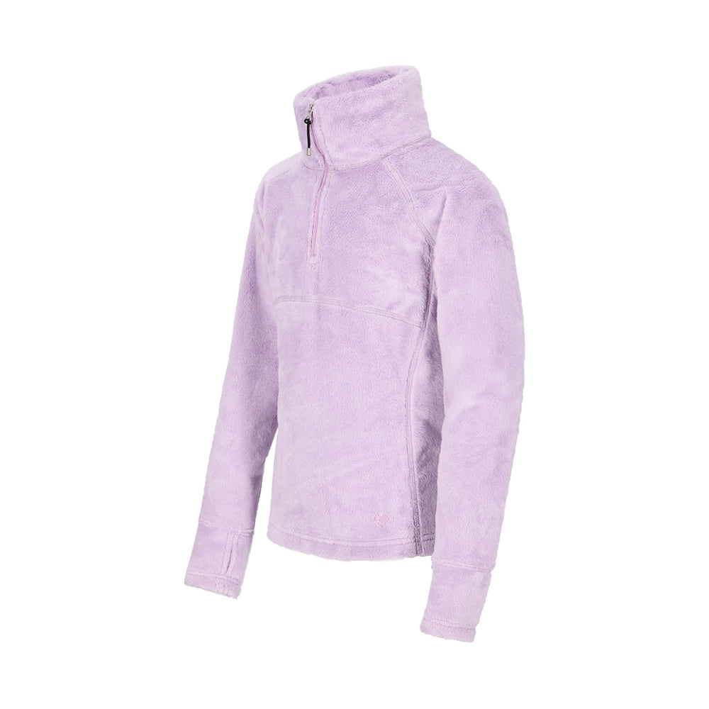 Obermeyer Kids Futty Fleece Top Midlayer in Purple Color