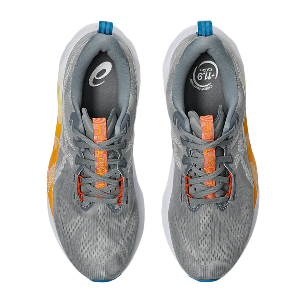 Asics Mens Novablast 5 Running Shoes in Grey Color