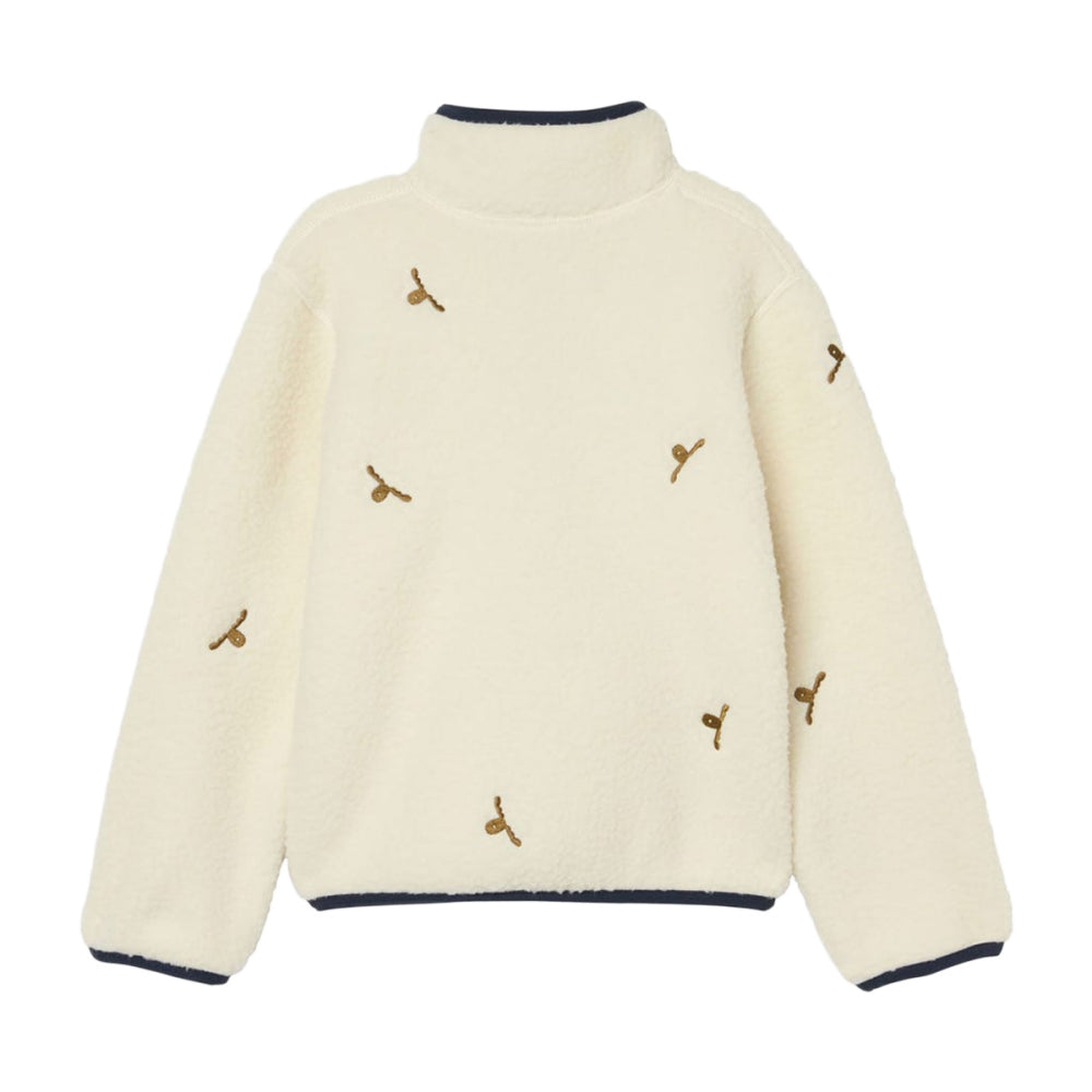 Helly Hansen Kids Frosty Pile Jkt Mid Midlayer in White Color