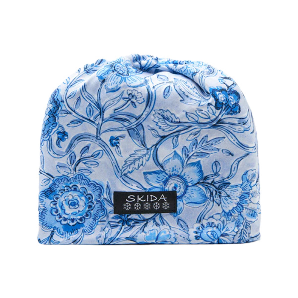 Skida Womens Alpine Beanie Winter Hats in Blue Color