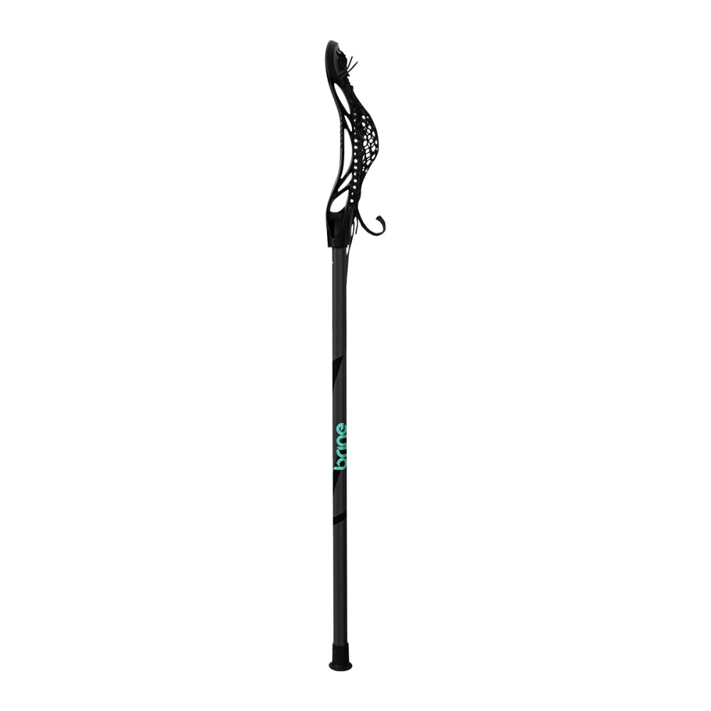 Brine Womens Edge Kids Stk Lacrosse Sticks in Black Color