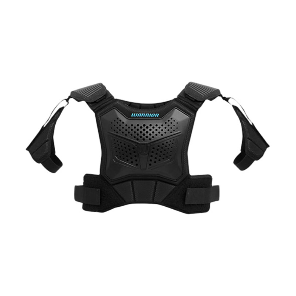 Warrior Lacrosse Kids Evo Rise Shoulder Pad Lacrosse Pads in Black Color