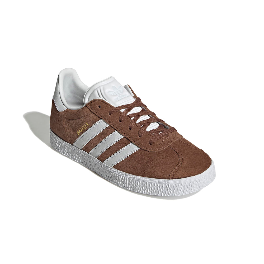 Adidas Kids Gazelle Sneakers in Brown Color