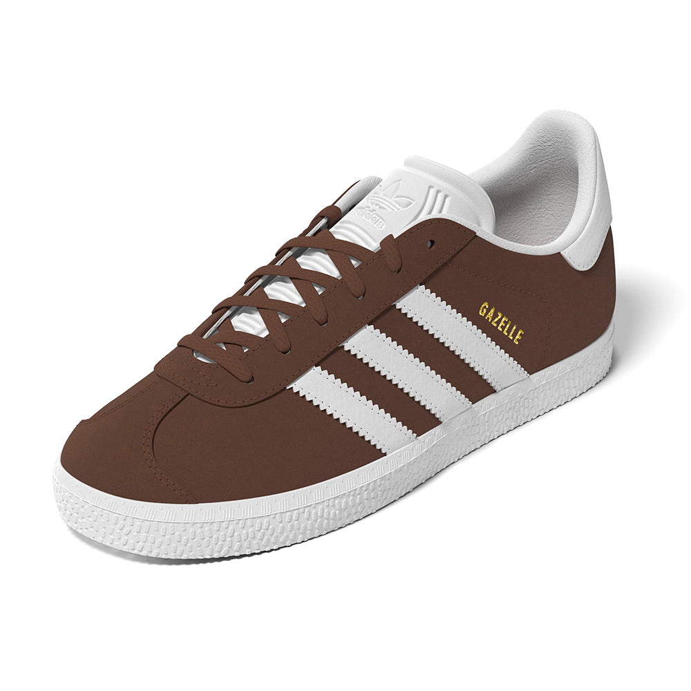 Adidas Kids Gazelle Sneakers in Brown Color