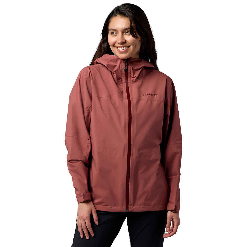 Marmot Womens Prcp Evo Flx Jkt Shells in Brown Color
