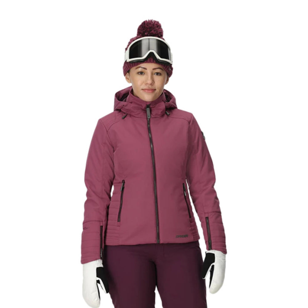 Spyder Womens Schatzi Jacket Skiing & Snowboarding Jackets in Purple Color