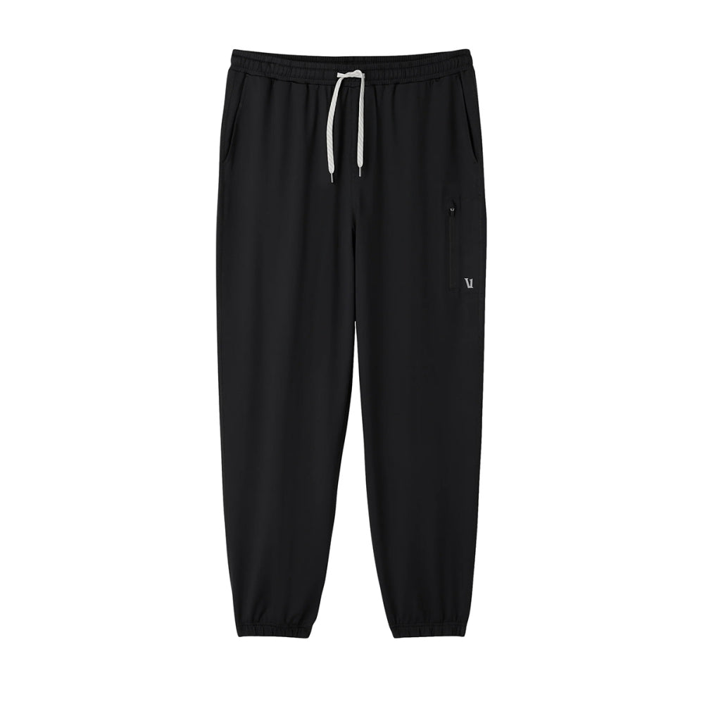 Vuori Mens Sunday Sweatpant Class Pants in Black Color