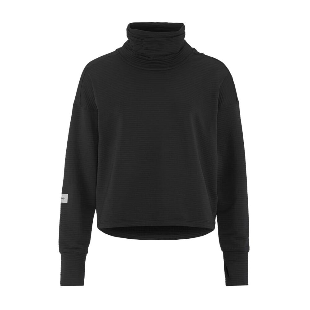 Craft Womens Subz Funnelneck Jersey Tops in Black Color