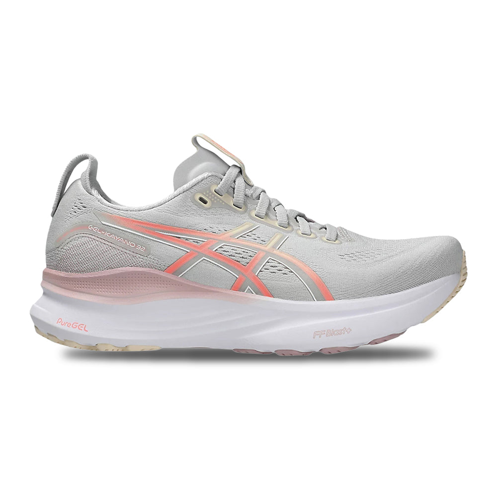 Asics Womens GEL-Kayano 32 Running Shoes in Grey Color