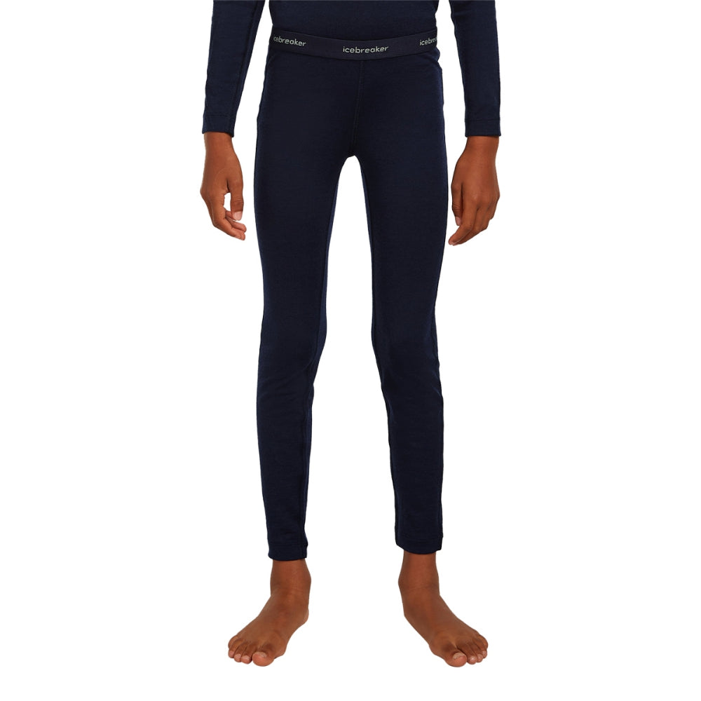 Icebreaker Kids 200 Oasis Leggings Bottoms in Blue Color