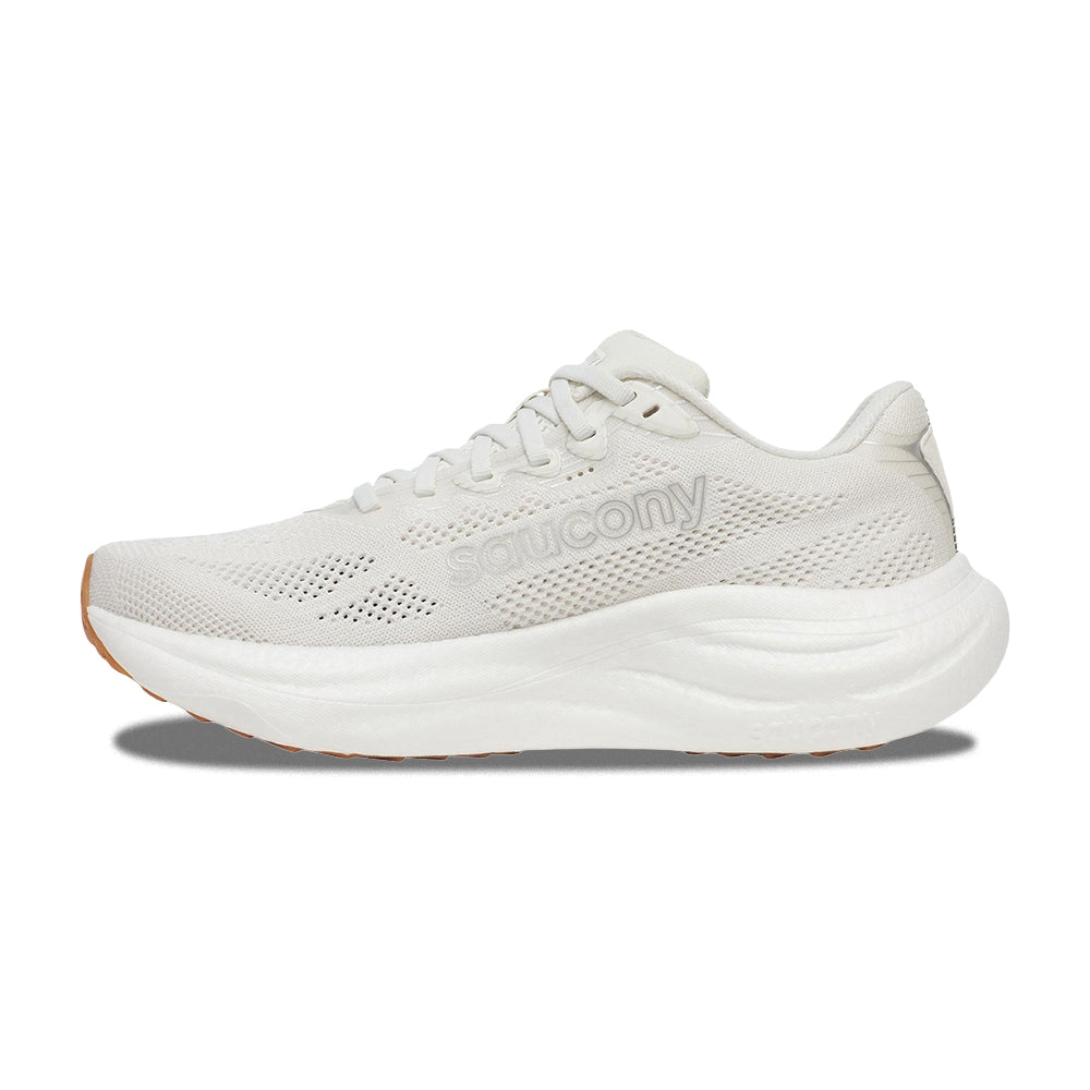 Saucony Womens Ride 19 Running Shoes in White Color