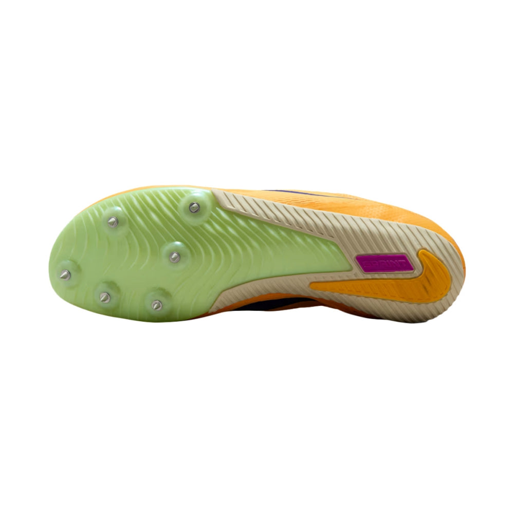 Nike Unisex Zoom Rival Sprint Track Spikes in Yellow Color