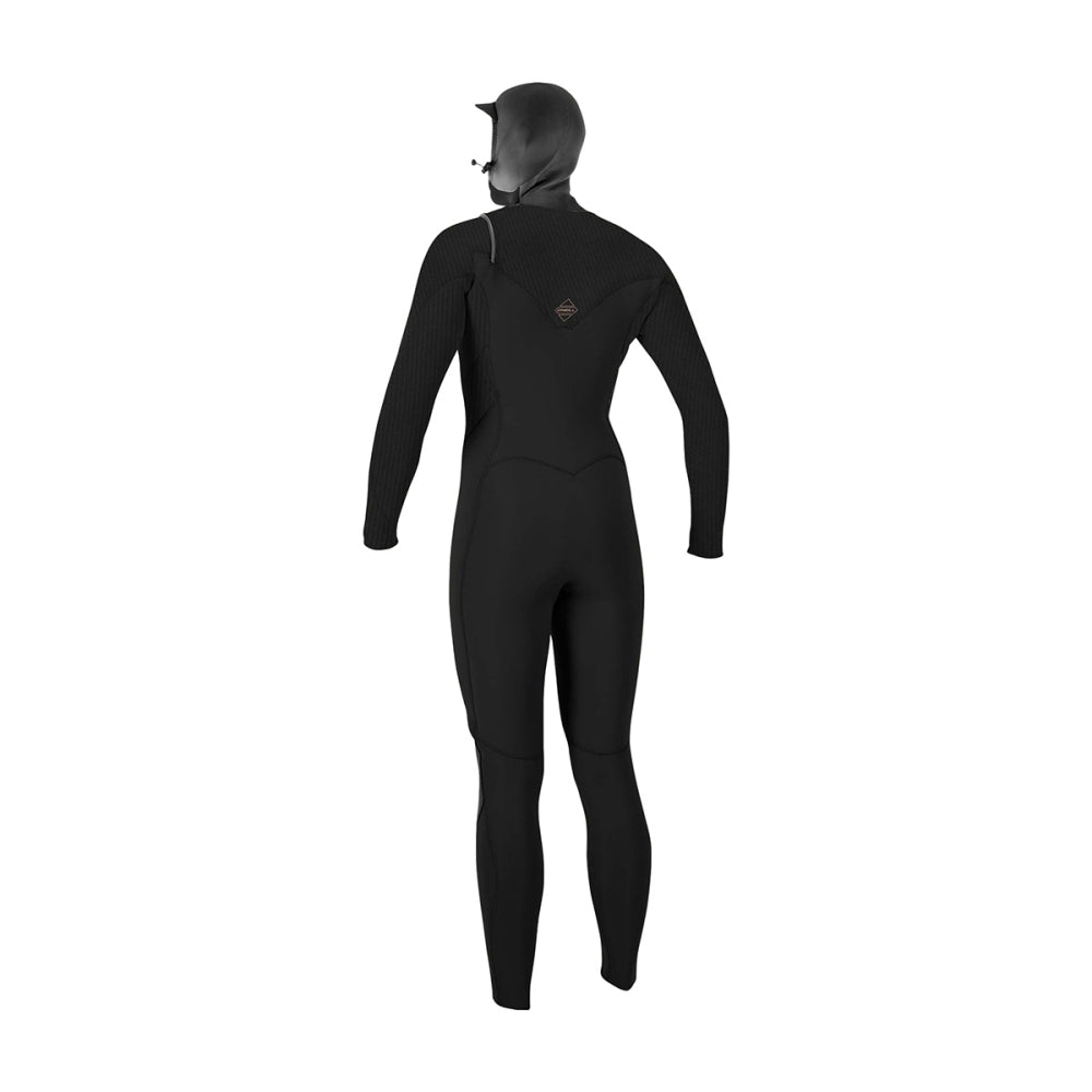 O'Neill Womens Hyperfreak 5/4 Cz Wetsuits in Black Color