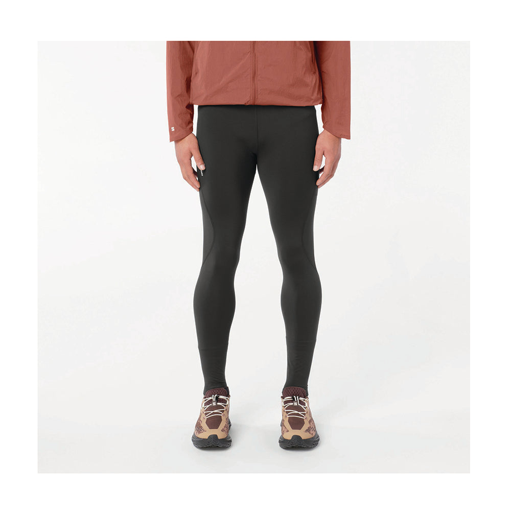 Salomon Mens Shkout Core Warm Tights in Black Color