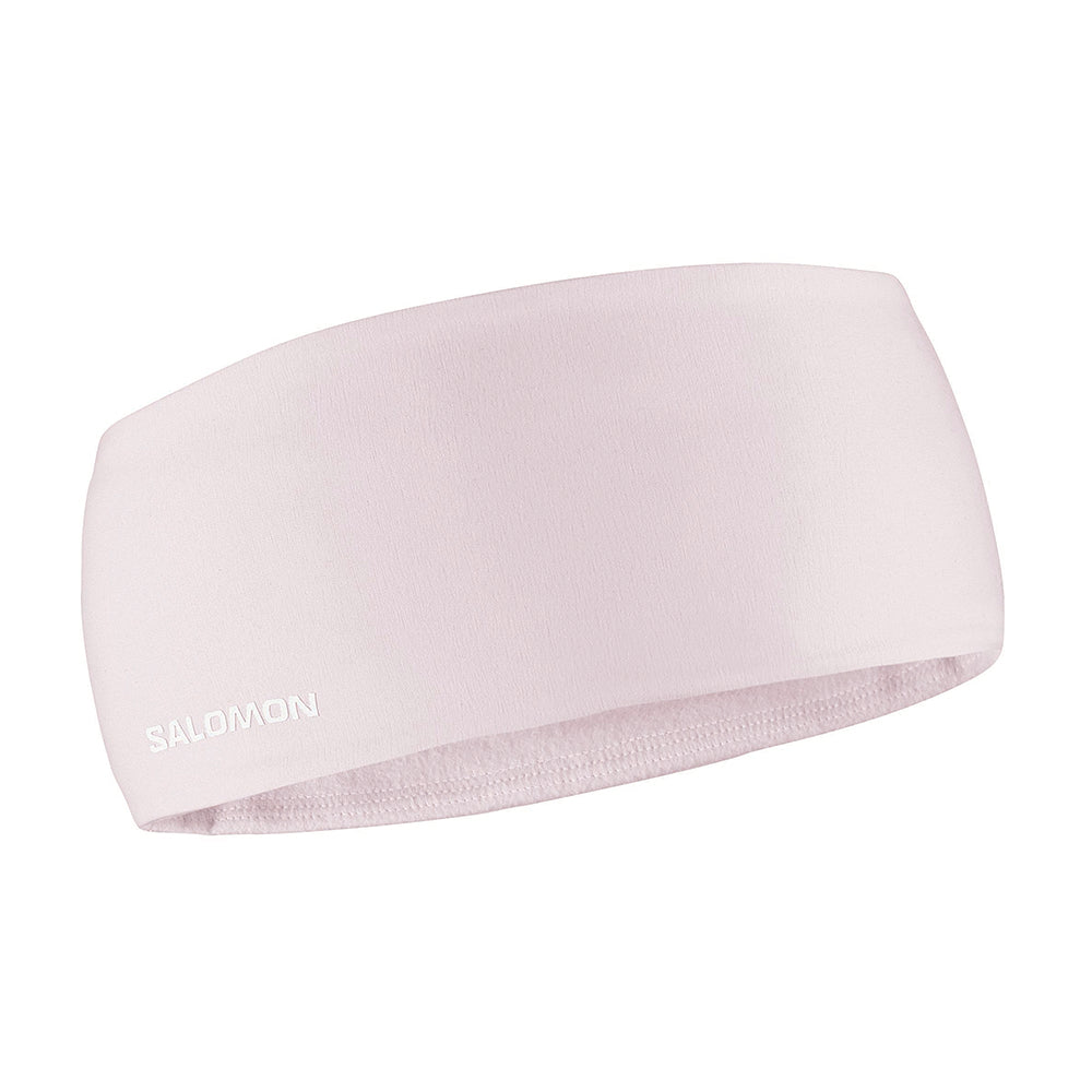 Salomon Mens Run Tech Headband U Headbands in Pink Color