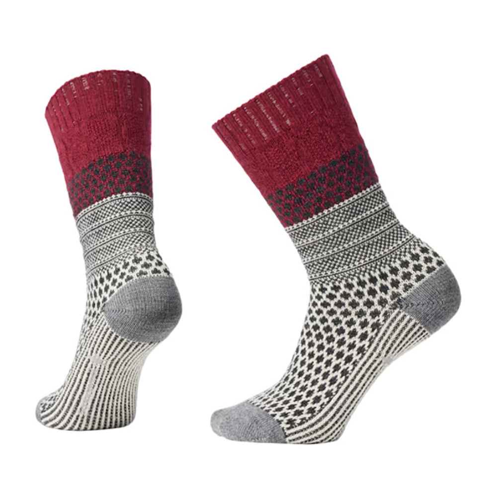 Smartwool Unisex Everyday Popcorn Cable S Socks in Red Color