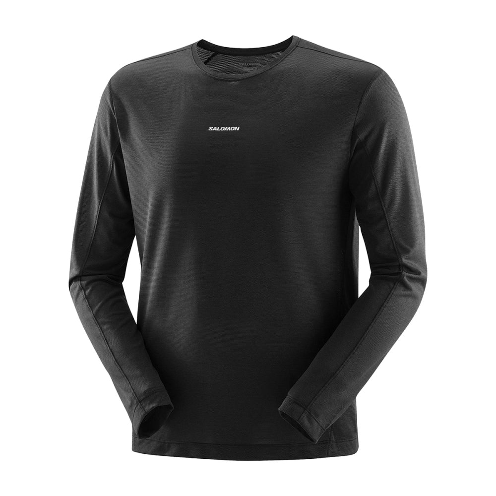 Salomon Shkout Core Ls Tee M | DEEP BLACK – Paragon Sports