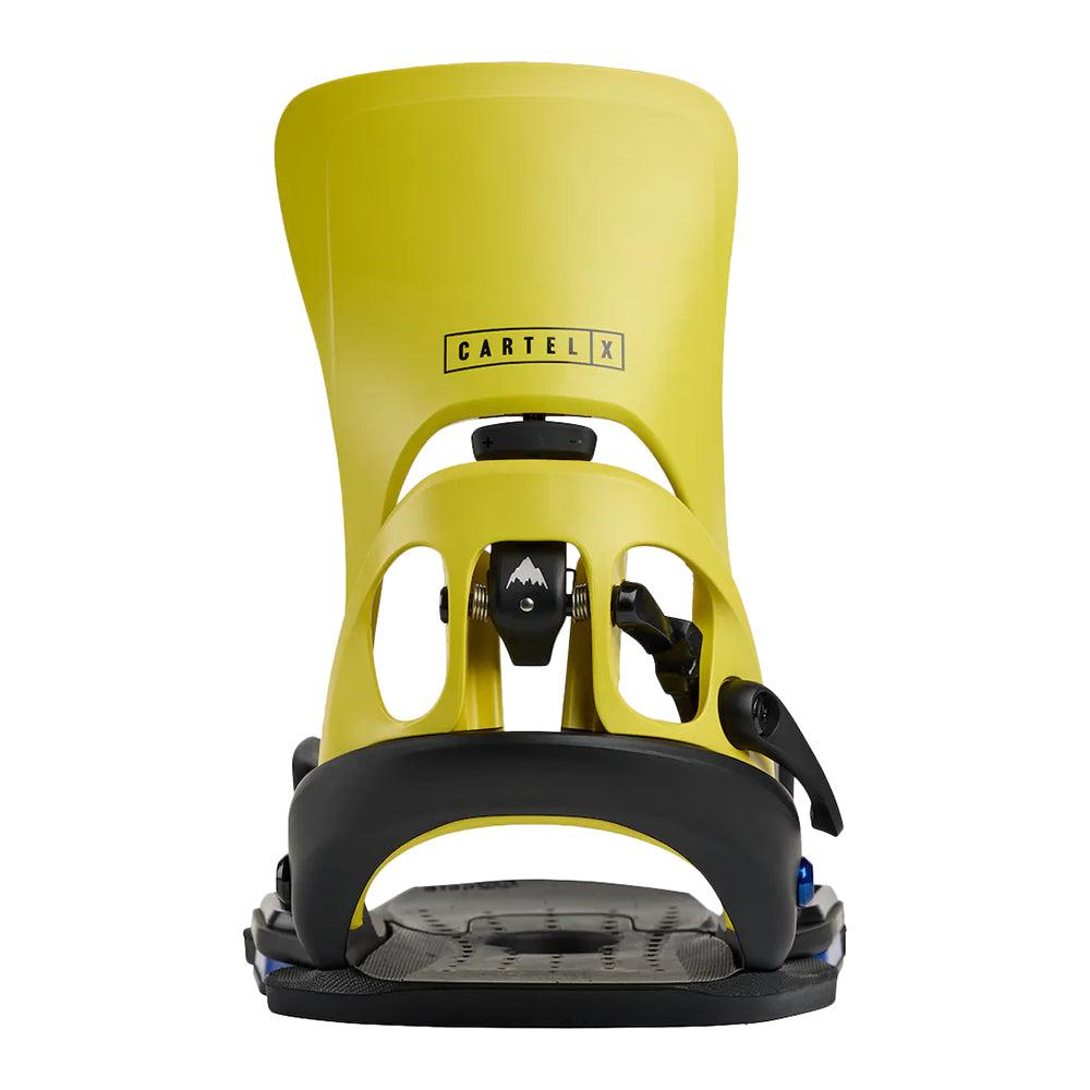 Burton Mens Step On Cartel X Est Snowboard Bindings in Yellow Color