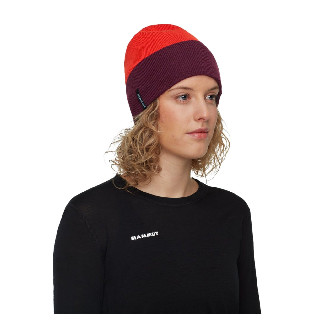 Mammut Unisex Haldigrat Beanie Winter Hats in Red Color