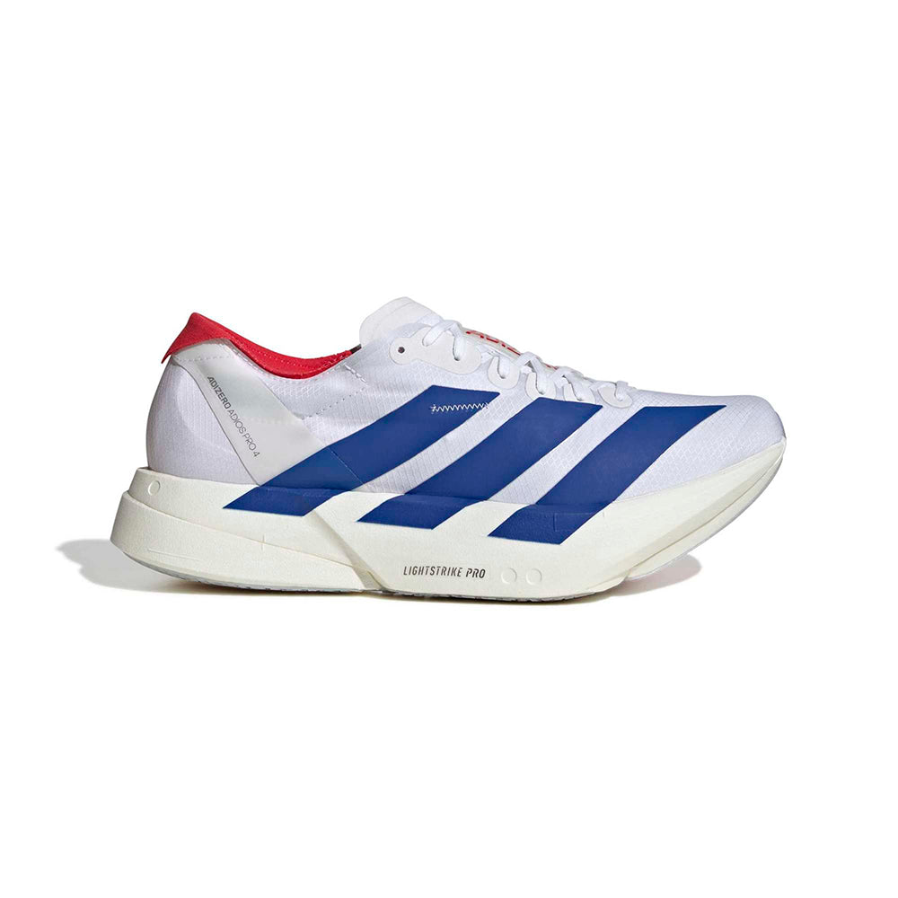 Adidas Mens Adizero Adio Pro 4 Running Shoes in White Color