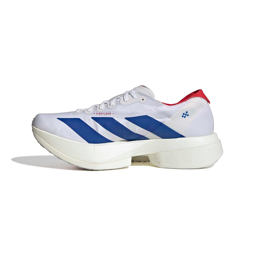 Adidas Mens Adizero Adio Pro 4 Running Shoes in White Color