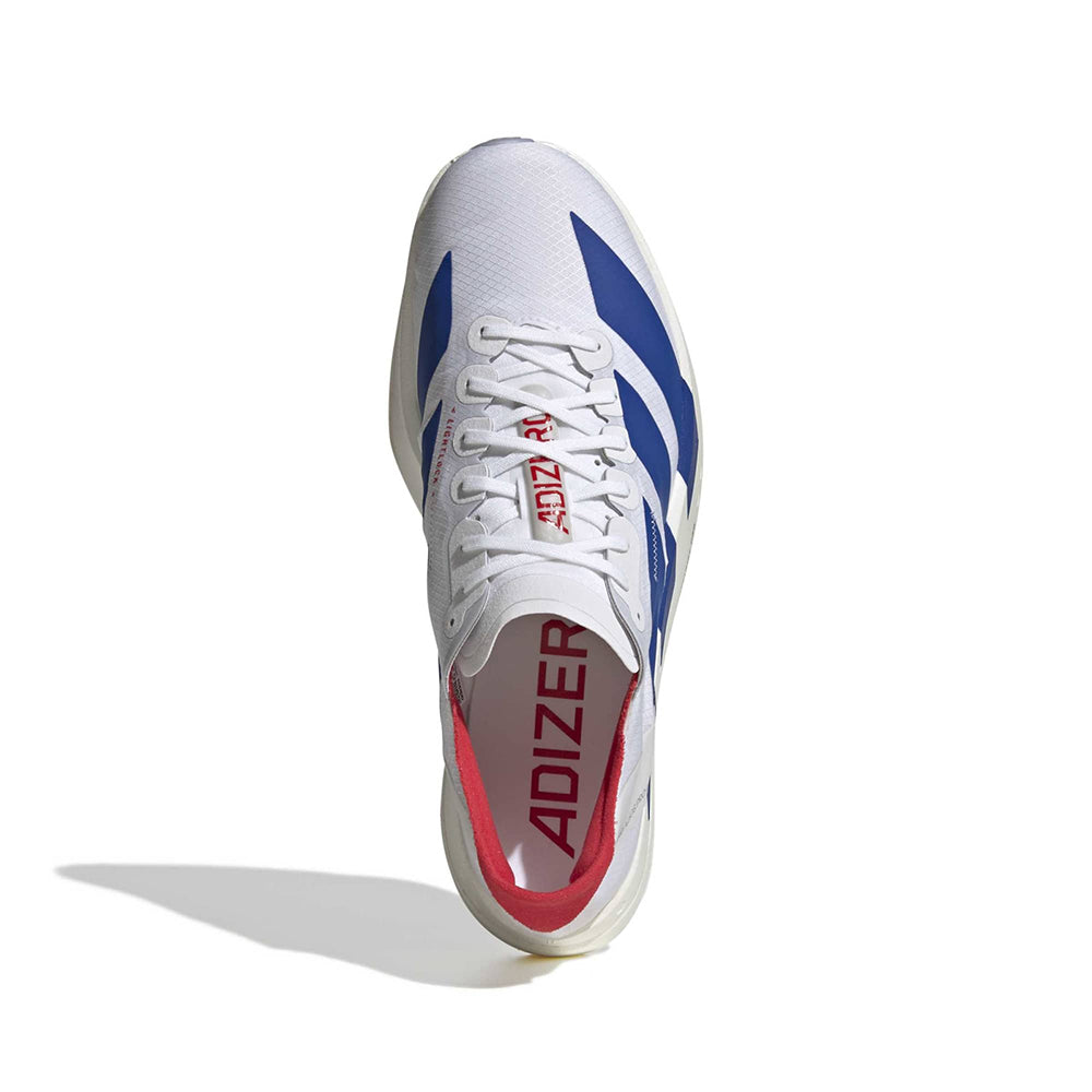 Adidas Mens Adizero Adio Pro 4 Running Shoes in White Color