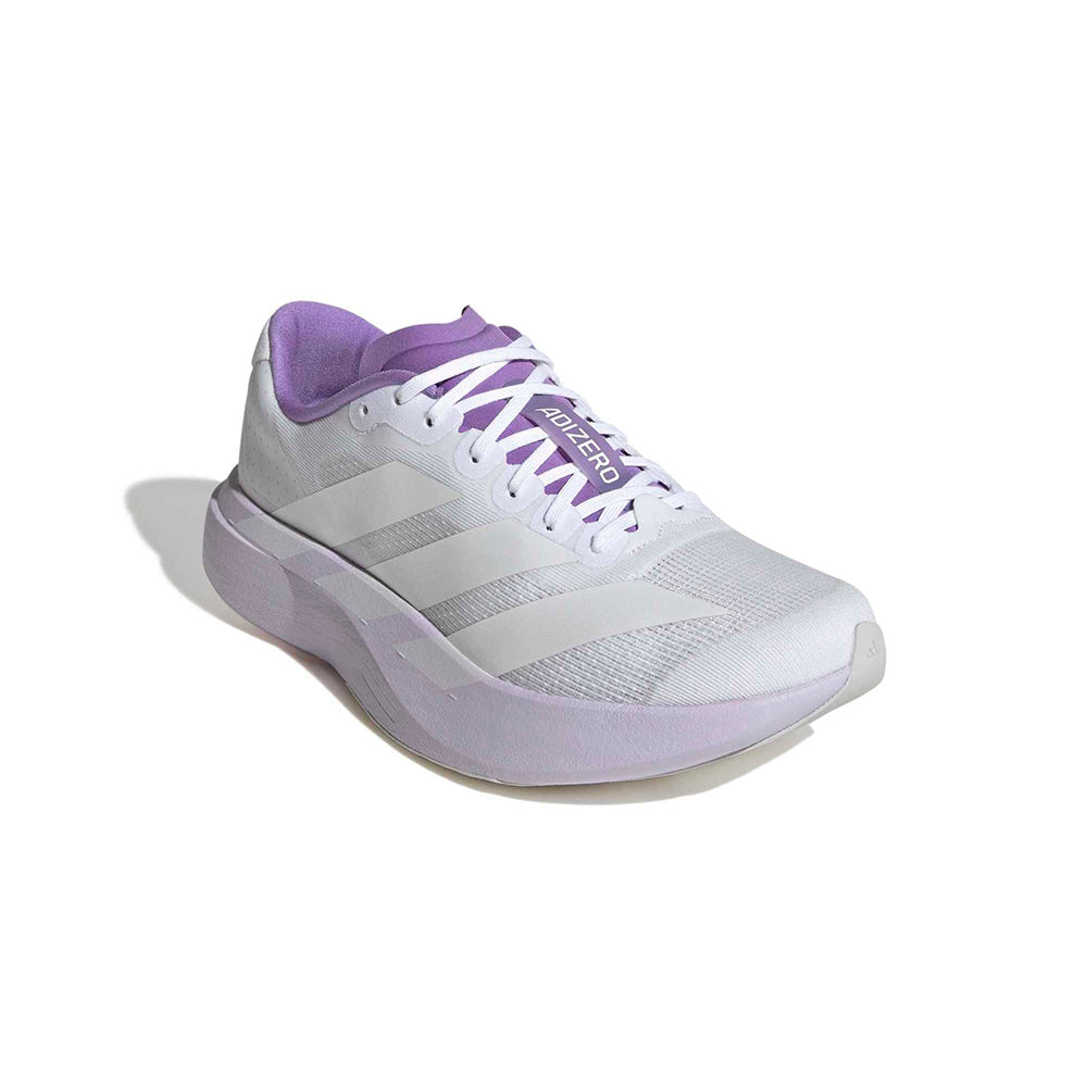 Adidas Womens Adizero Evo SL Running Shoes in White Color