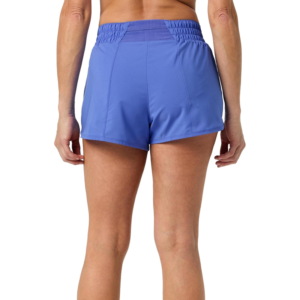 Nike Womens Df One Mr 3In Bl Shorts in Blue Color