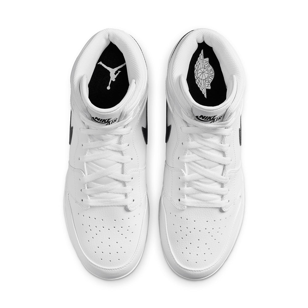 Jordan Mens Air Jordan 1 High Cleat Baseball Cleats in White Color