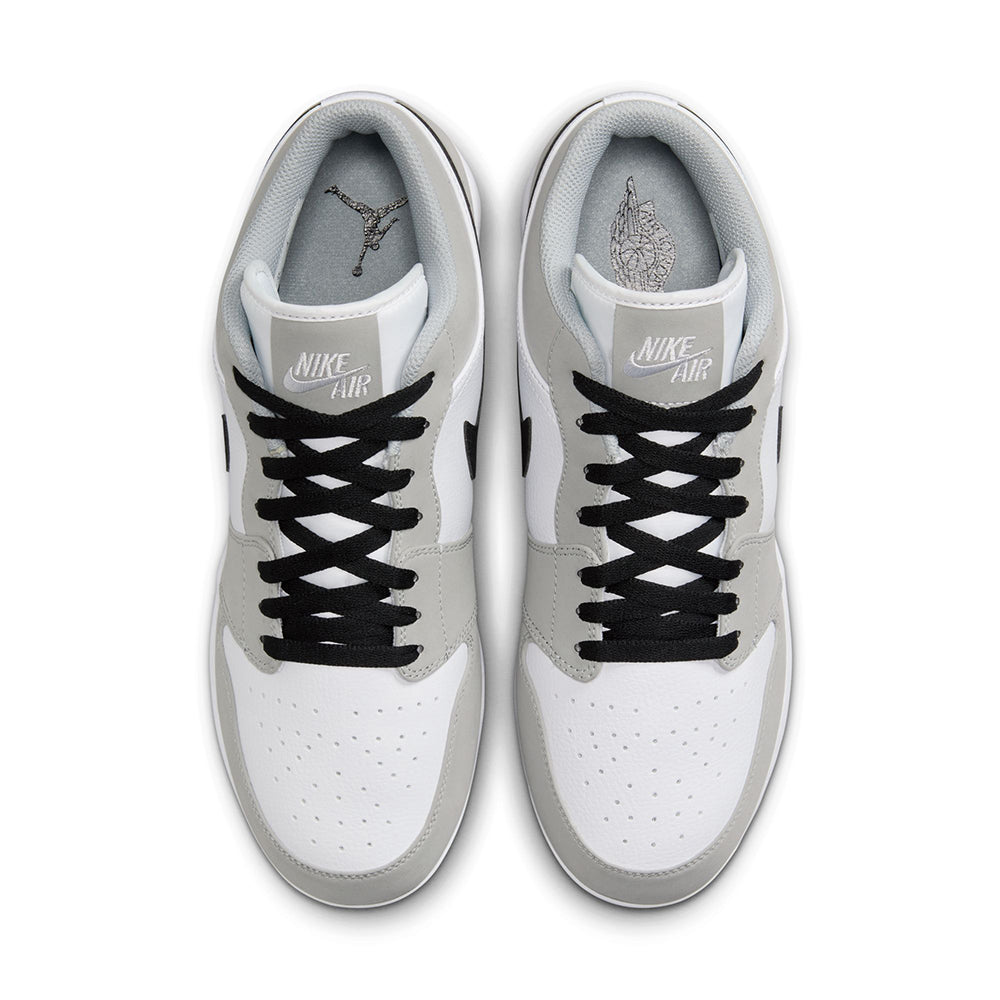 Jordan Mens Air Jordan 1 Low Cleat Baseball Cleats in Grey Color