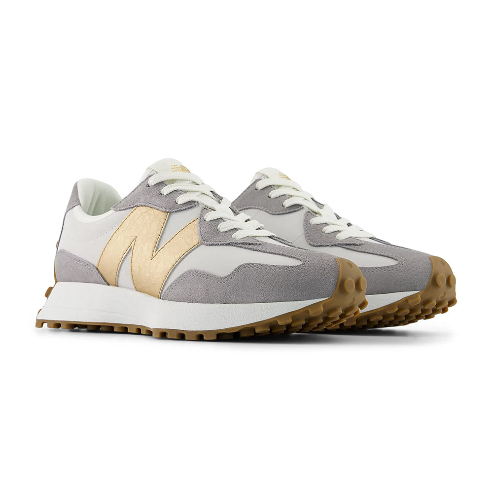 New Balance Womens 327 Sneakers in Grey Color