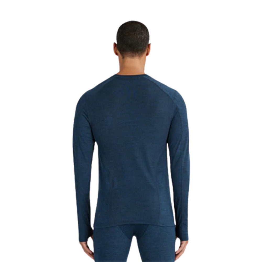 Terramar Mens Thermolator 2.0 Crew Top Baselayers in Blue Color
