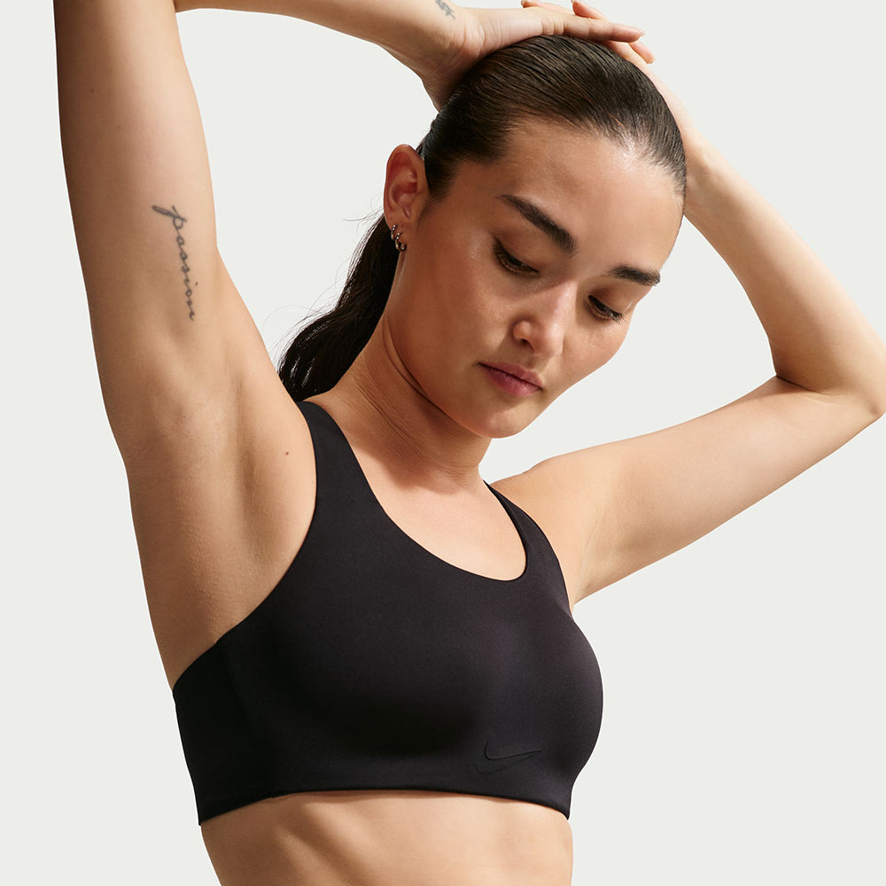 Nike Womens Rival Ultrahigh-Support Sports Bras in Black Color