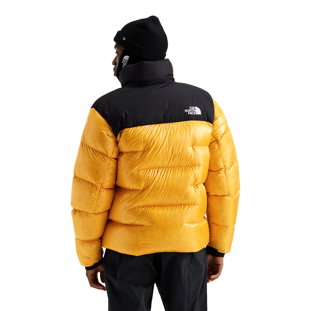 The North Face Mens Summit Nuptse Jack Skiing & Snowboarding Jackets in Yellow Color