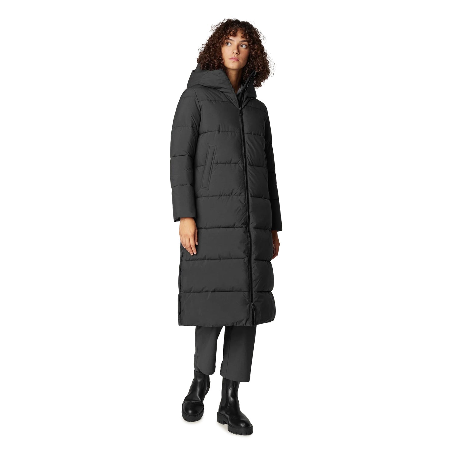Save The Duck Womens Missy City Coats in Black Color