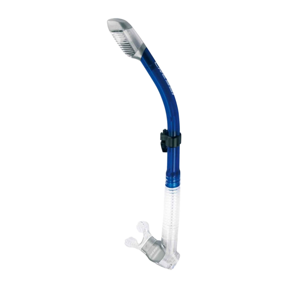Cressi Supernova Dry Snorkel Scuba Equipment in Blue Color