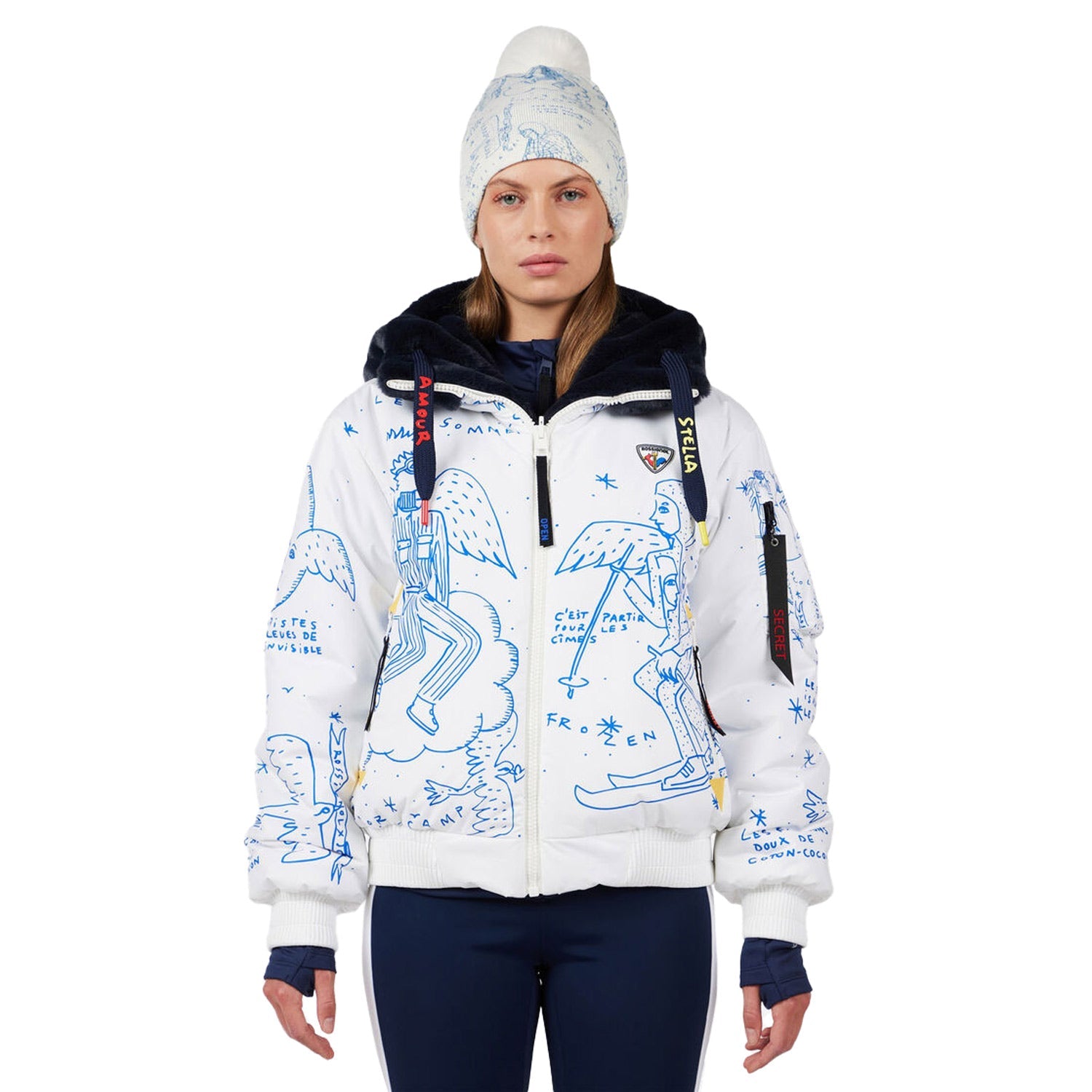 Rossignol Womens JCC Yeti Reversible Ski Jacket | A1300-AST