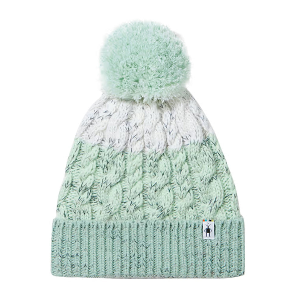 Smartwool Womens Isto Retro Beanie Winter Hats in Green Color