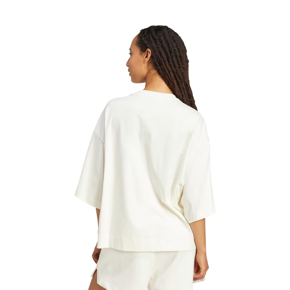 Adidas Womens All Szn SL Tee Tops in White Color