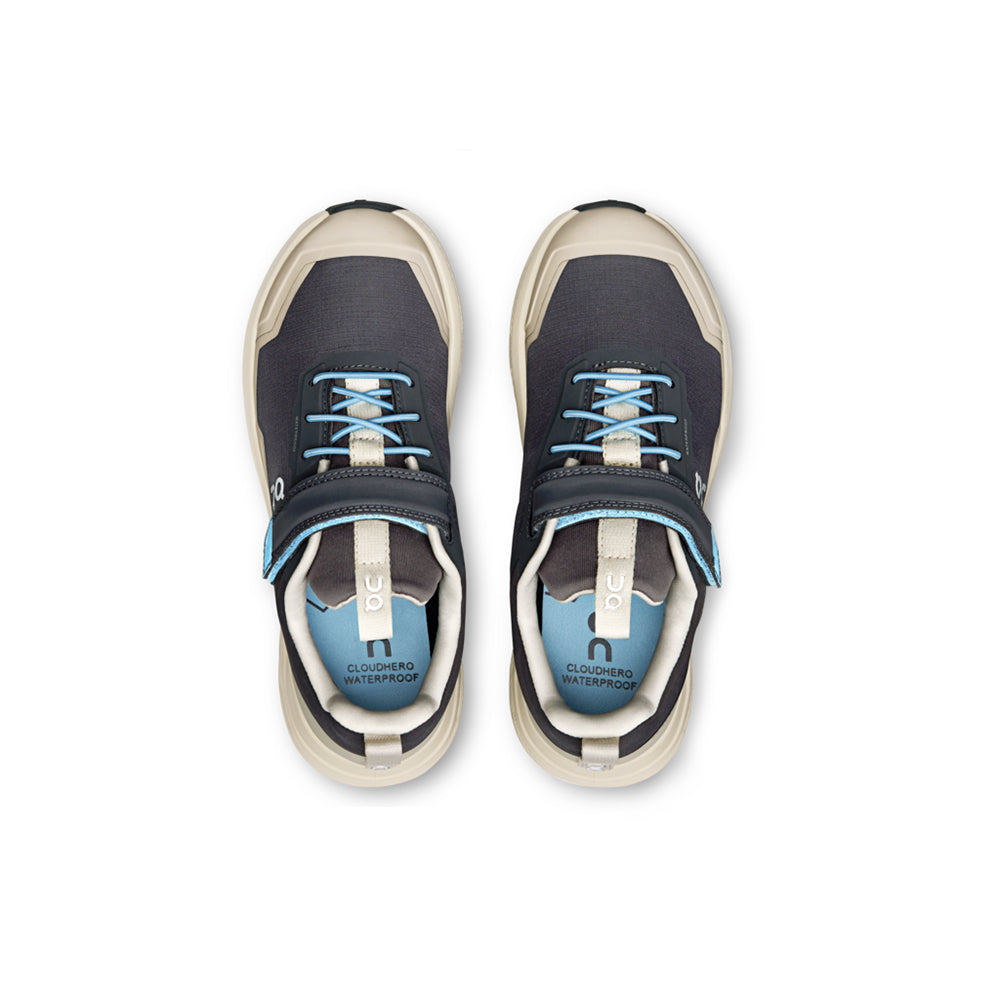 On Kids Cloudhero Waterproof Sneakers in Black Color