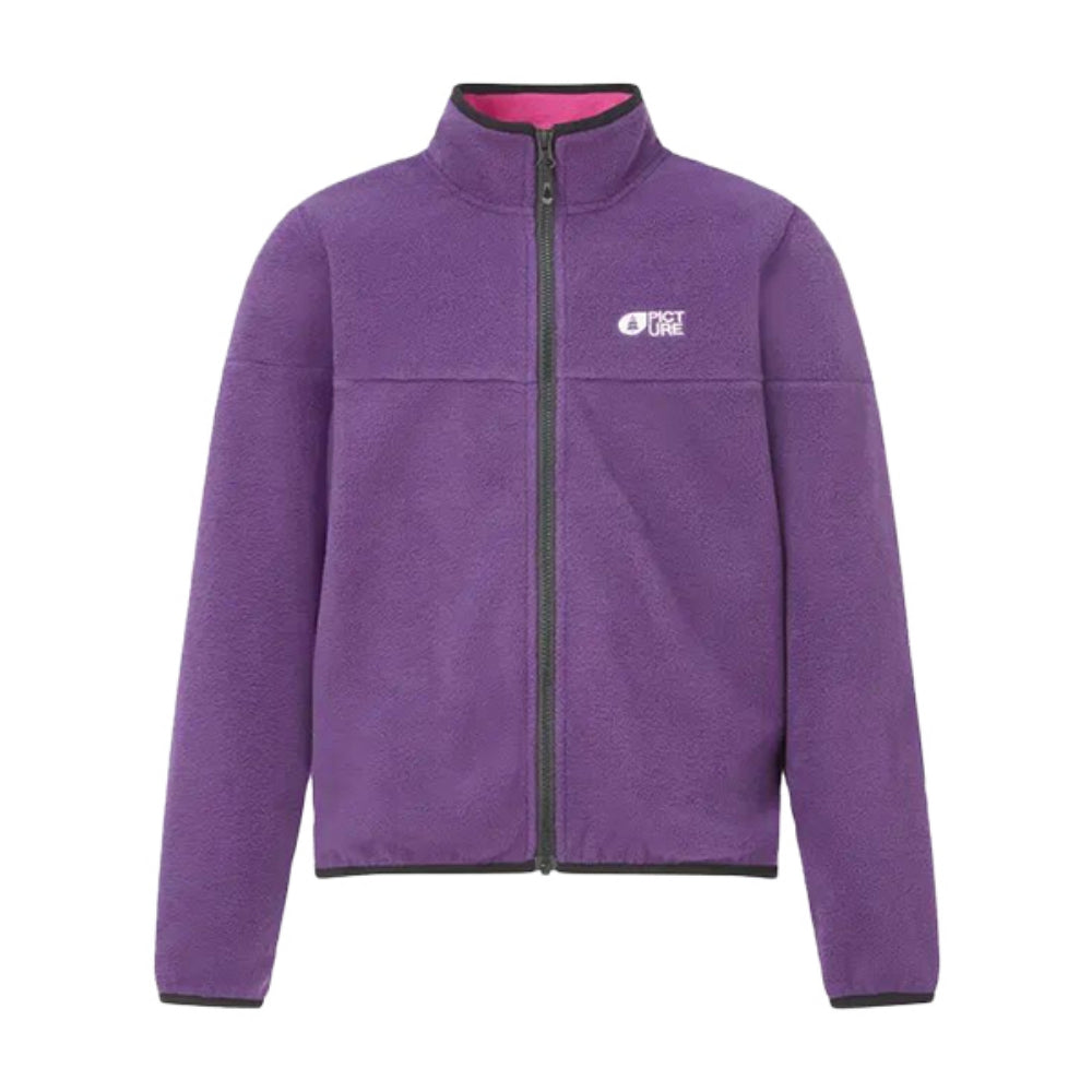 Picture Organic Clothing Kids Pipoa Kids Fleece Midlayer in Purple Color