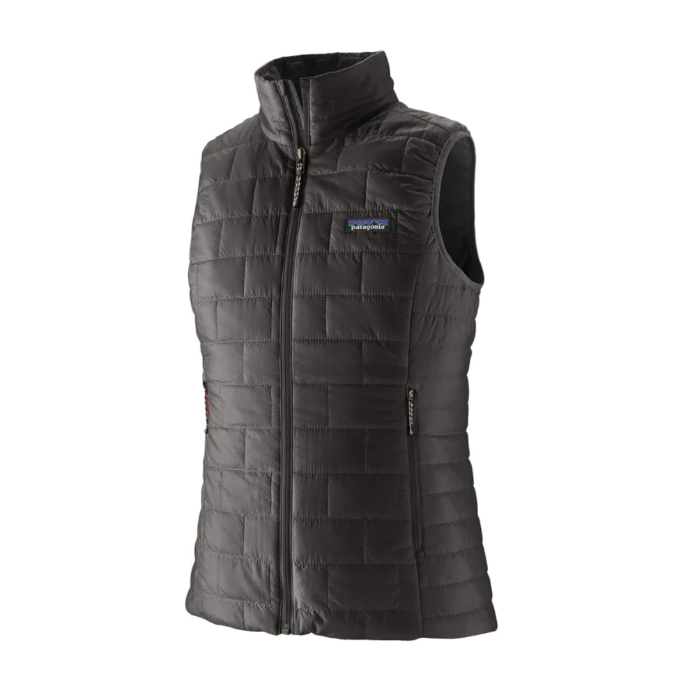 Patagonia Womens Nano Puff Vest Midlayer in Black Color