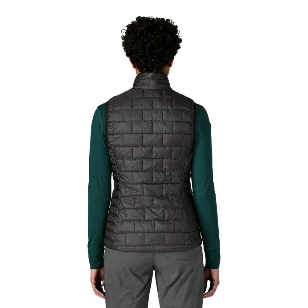 Patagonia Womens Nano Puff Vest Midlayer in Black Color