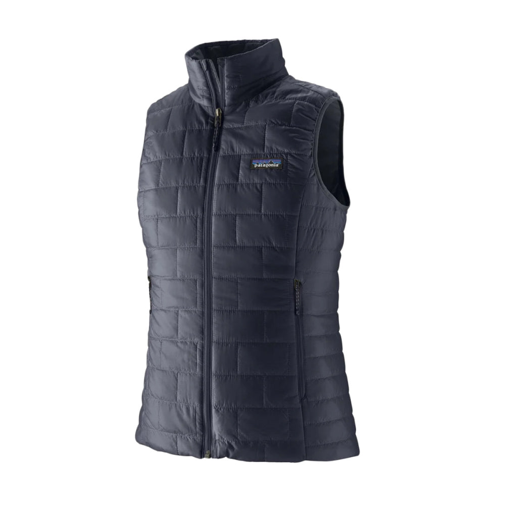 Patagonia Womens Nano Puff Vest Midlayer in Blue Color