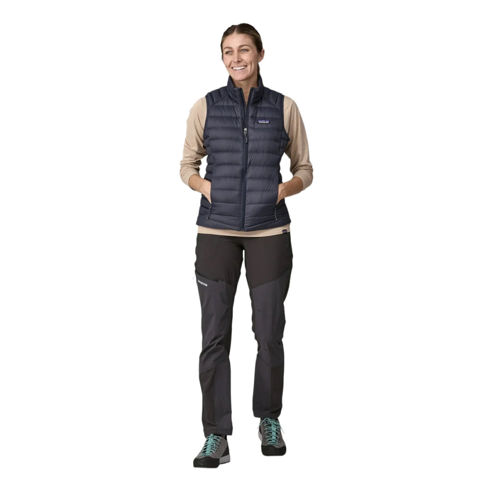 Patagonia Womens Down Sweater Vest Midlayer in Blue Color