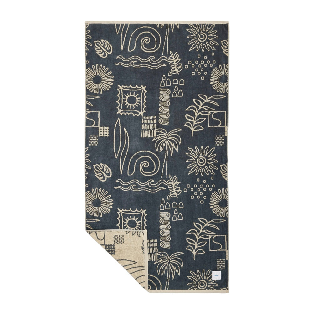 Katin Unisex Habitat Towel in Blue Color