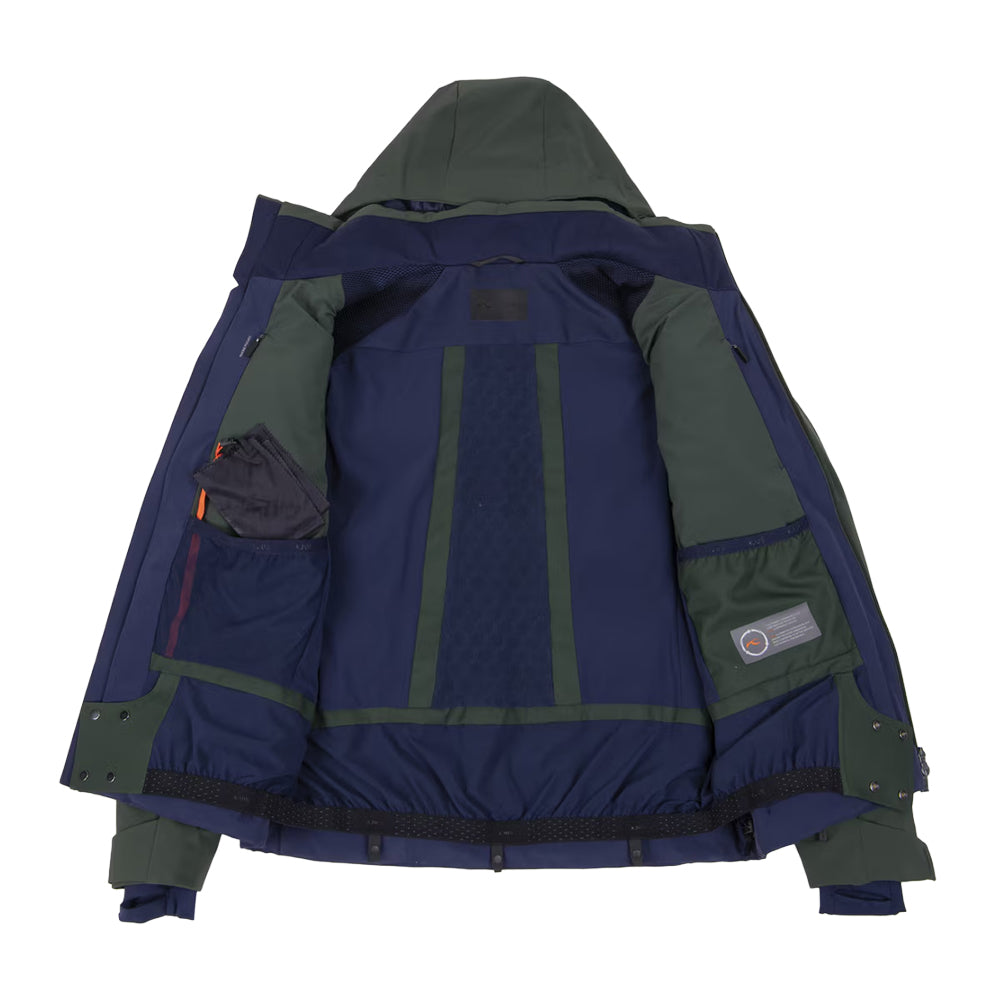 Kjus Mens M/Greenline Jacket Skiing & Snowboarding Jackets in Blue Color
